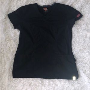 Dickies black scrub top (Xs)